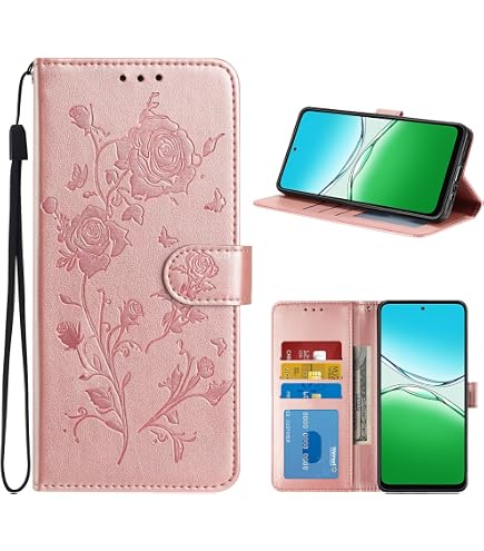 Amazon.co.jp: Vokpok対応 OPPO A5 5G ケース 手帳型 PUレザー 可愛い